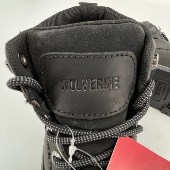 Wolverine Floorhand Work Boot Size 12M Black Leather Waterproof New In Box - Picture 13 of 16